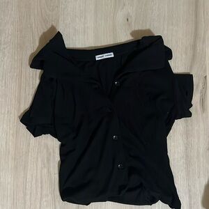 Sweet Romeo black pj shirt